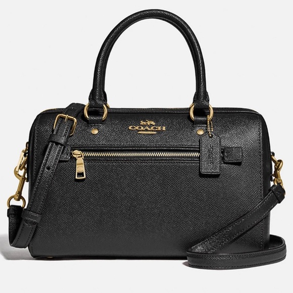 Coach Handbags - SOLD - COACH Rowan Satchel in Black - Like New